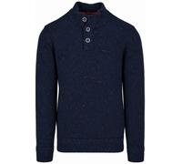 New Zealand Auckland (NZA) Pullover Mocker Eltham Strick-Melange Oxford Navy - Größe L Dunkelblau L