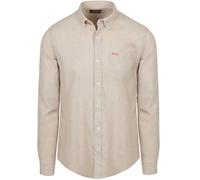 New Zealand Auckland (NZA) Shirt Linen Blend Beige - Größe XXL Beige XXL