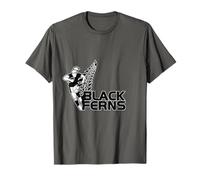 New Zealand Black Woman Farn Rugby Team T-Shirt