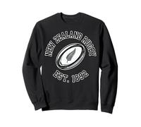 New Zealand Rugby Est 1892, silberfarbenes Farnball-Design, Vintage-Stil Sweatshirt