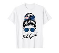 NEW Zealander Girl Match Pride-Spiel mit neuseeländischer Flagge T-Shirt