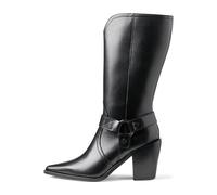 Damen-Stiefel BLACK LEATHER - Gr. - 41