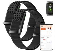 newgen medicals Fitness Tracker Dame: 2er-Set smarte Fitnesstracker-Armbänder mit App, 150 mAh, IP68 (Fitness Tracker Huawei, Puls)