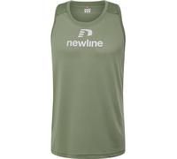 newline Men's nwlBEAT Singlet T-Shirt, Deep Lichen Green, L