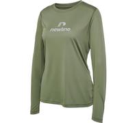 newline Women's nwlBEAT LS Tee Woman Shirt, Deep Lichen Green, S