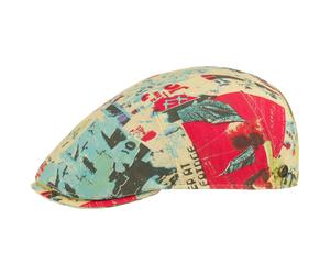 Newspaper Flatcap by Lierys bunt 56 cm