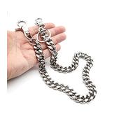newtro TH01 Herren Biker-Schlüsselbörse Kette Trucker Jeanshose Kette Silber Schwarz Gold 43,2 cm 61 cm - Silber - 61 cm