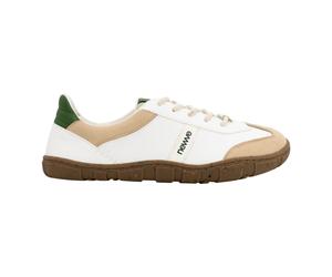NewVe Barfussschuhe Sneaker Breeze weiss/olivegrün, Größe Euro (US) 38 (6)