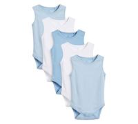 NEXT Baby Jungen 5er-Pack ärmellose Bodysuits Blau 86-92