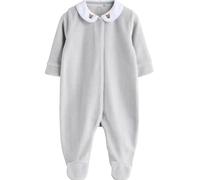NEXT Baby Jungen Strukturierter Babyschlafanzug mit Teddybär Blau 50