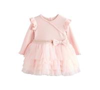 NEXT Baby Mädchen Standard Langärmeliges Tutu-Kleid Rosa 50