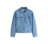 NEXT Damen Denim-Jacke für größere Oberweiten Mittelblau 40