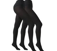 NEXT Damen Luxe Blickdichte Strumpfhosen 100 DEN, 2er-Pack Schwarz L