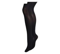 NEXT Damen Luxe Blickdichte Strumpfhosen 40 DEN, 2er-Pack Schwarz xx_l