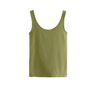 NEXT Damen Standard Top mit Breiten Trägern Olivgrün L