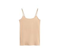 NEXT Damen Standard Top mit schmalen Trägern Beige Numeric_42
