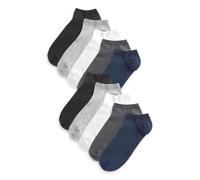 NEXT Herren Sneakersocken aus Baumwollmischung, 10er-Pack Mehrfach EU 43-45
