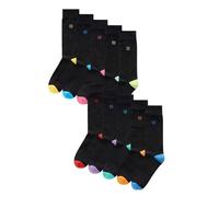 NEXT Herren Socken mit Frotteesohle & Biome Active Freshness -Technologie, 10er-Pack Heller Absatz 43-45