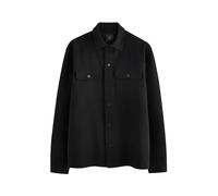 NEXT Herren Standard Hemdjacke aus Jersey Schwarz M