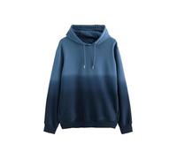 NEXT Herren Standard Jersey-Hoodie mit Batik-Farbverlauf Marineblau L