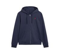 NEXT Herren Standard Leichte Kapuzenjacke mit Reißverschluss aus 100% Baumwolle Marineblau XL
