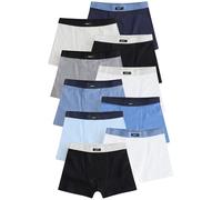 NEXT Jungen 10er-Pack Boxershorts mit weichem Bund Blau/Grau 170-176