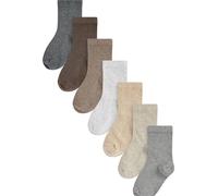 NEXT Jungen Feinrippsocken mit hohem Baumwollanteil, 7er-Pack Neutral 31-36