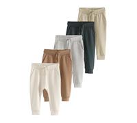 NEXT Jungen Jogginghose im 5er-Pack Stone/Tan Brown/Grey 92-98