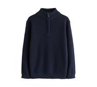 NEXT Jungen Pullover mit 1/4-Reißverschluss Marineblau Numeric_164