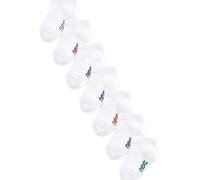 NEXT Jungen Sneaker-Socken mit hohem Baumwollanteil, 7er-Pack Weiß 37-40
