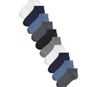 NEXT Jungen Sneakersocken im 10er-Pack Mehrfach 37-40