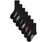 NEXT Jungen Socken, 7er-Pack Schwarz 41-44