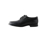 NEXT Jungen Standard Derby-Schnürschuhe aus Leder für die Schule Schwarz 42