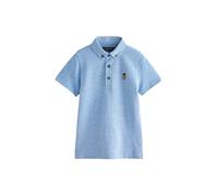 NEXT Jungen Standard Kurzärmeliges Polo-Shirt Blue Marl 122