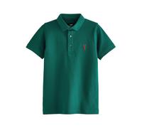 NEXT Jungen Standard Kurzärmeliges Polo-Shirt Grün Dunkel 146