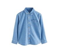NEXT Jungen Standard Langärmeliges Hemd aus Denim Blau Numeric_152