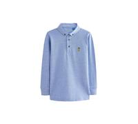 NEXT Jungen Standard Langärmeliges Polo-Shirt Blau 122