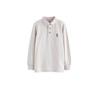 NEXT Jungen Standard Langärmeliges Polo-Shirt Grau 122