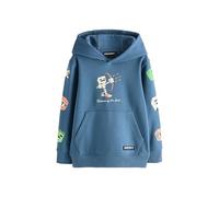 NEXT Jungen Standard Lizenziertes Kapuzensweatshirt Minecraft Blau 122