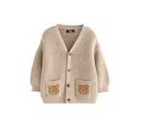NEXT Jungen Standard Strickjacke aus 100% Baumwolle mit Figuren 62-122