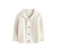NEXT Jungen Standard Strickjacke aus 100% Baumwolle mit Figuren Creme 86-92