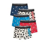 NEXT Jungen Standard Unterhosen im 5er-Set Red/Blue Football 122-128
