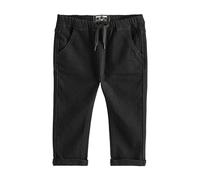 NEXT Jungen Superweiche Jeans mit Stretch zum Hineinschlüpfen Schwarz Denim Numeric_80-Numeric_86