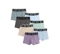 NEXT Jungen Unterhosen im 7er-Pack Mineral Multi with Black Waistband 146-152