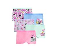 NEXT Mädchen 5er-Pack Shorts, Minnie Mouse Pink/Purple 122-128