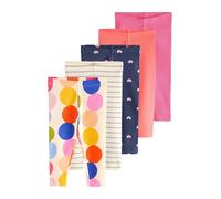 NEXT Mädchen Gerippte Leggings im 5er-Pack Rainbow Numeric_86-Numeric_92