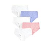 NEXT Mädchen Hüftslips, 5er-Pack Rosa/Creme 122-128
