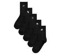 NEXT Mädchen Knöchelsocken mit weicher Haptik im 5er-Pack Schwarz 26.5-30.5