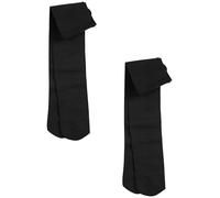 NEXT Mädchen Reguläre Länge 2 x Strumpfhosen für die Schule, 80 Denier Schwarz 158-164