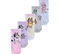 NEXT Mädchen Rich Bluey Söckchen, 5er-Pack Rosa 31-36